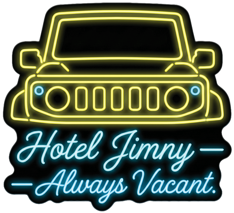 Hotel Jimny UV Sticker