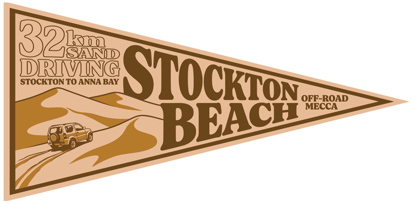 Track Pennant Series UV Stickers