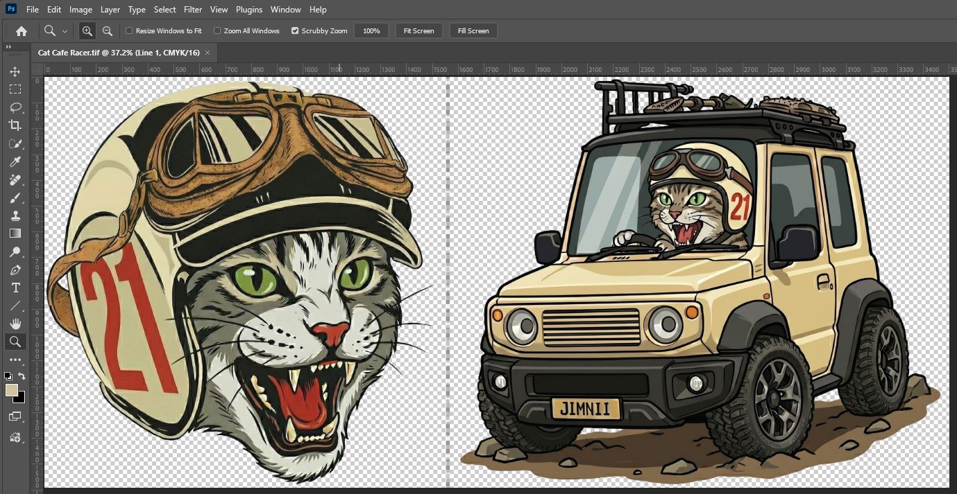 Chibi-My-Ride Sticker Art (Custom)