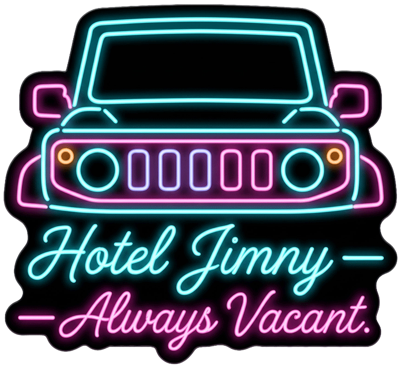 Hotel Jimny UV Sticker
