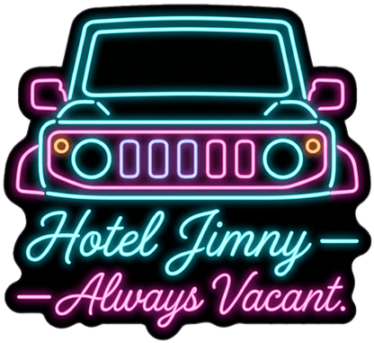 Hotel Jimny UV Sticker