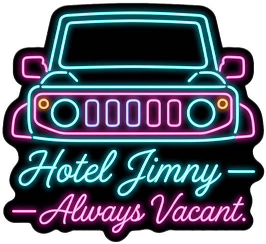Hotel Jimny UV Sticker