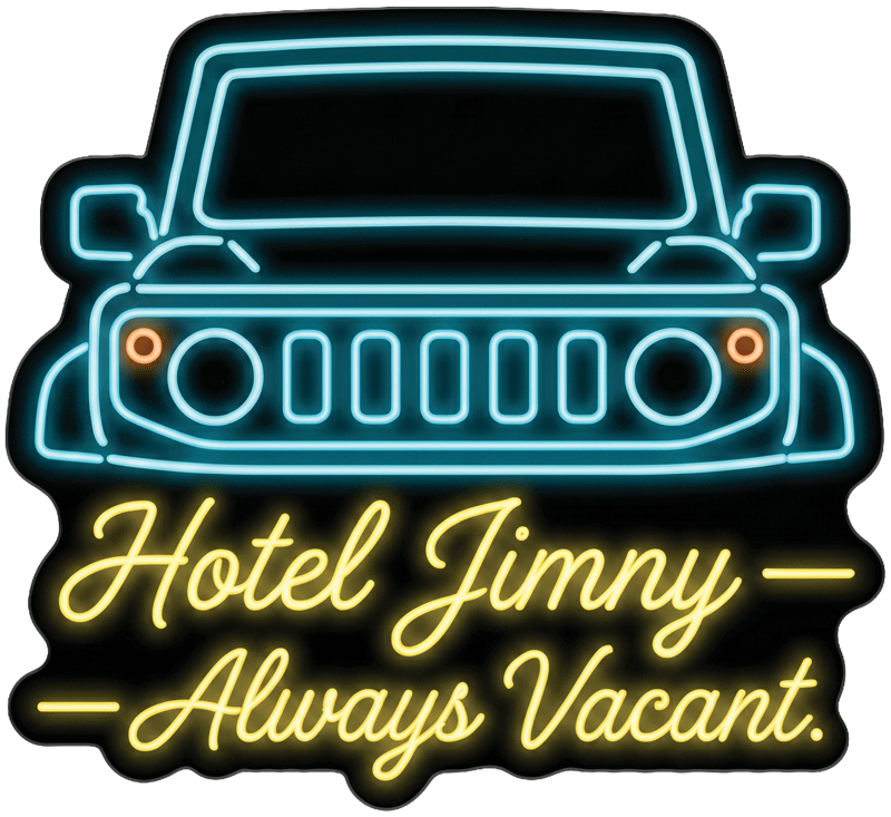Hotel Jimny UV Sticker