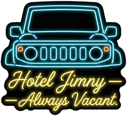 Hotel Jimny UV Sticker