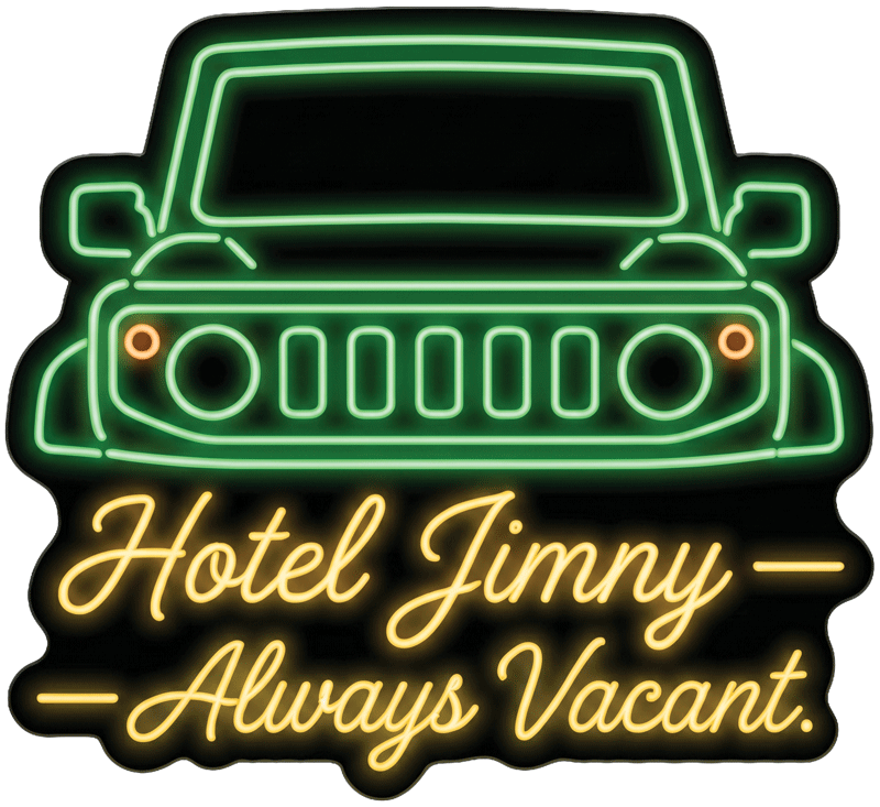 Hotel Jimny UV Sticker