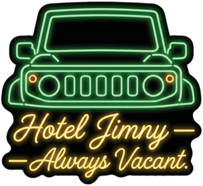 Hotel Jimny UV Sticker