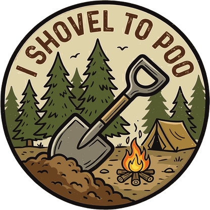I Shovel Series UV Sticker