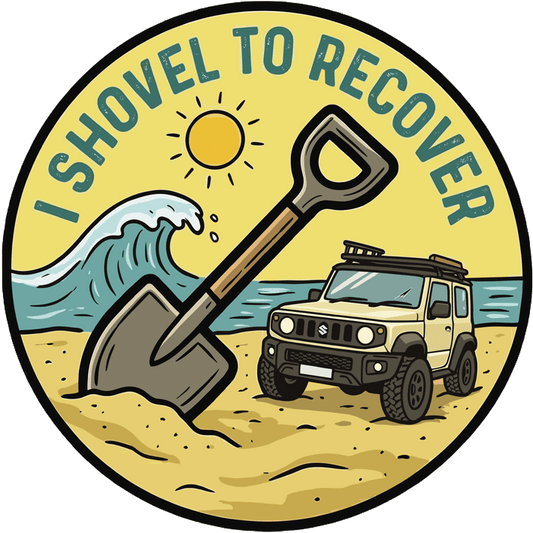 I Shovel Series UV Sticker