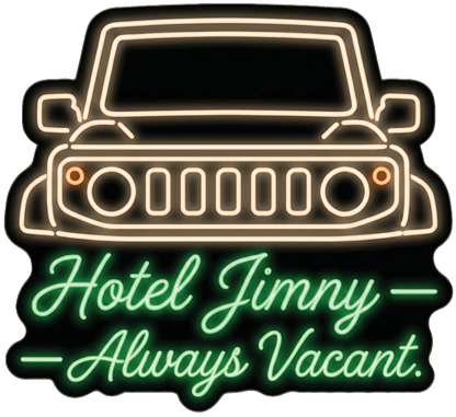 Hotel Jimny UV Sticker