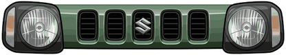 Jimny Grille Series UV Sticker