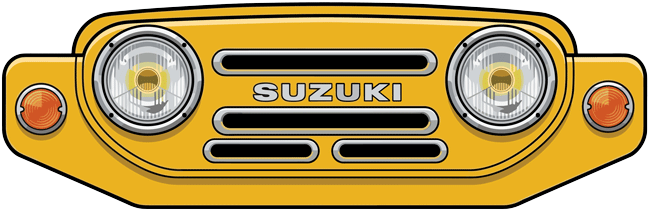Jimny Grille Series UV Sticker