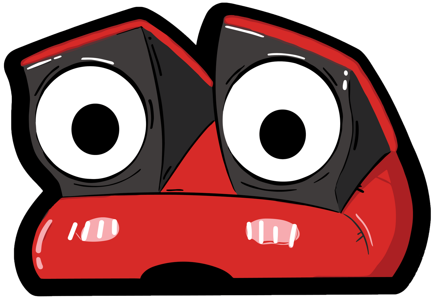 Roadster Big Eyes UV Sticker