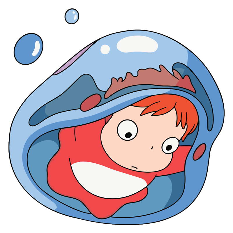 Studio Ghibli Character UV Stickers