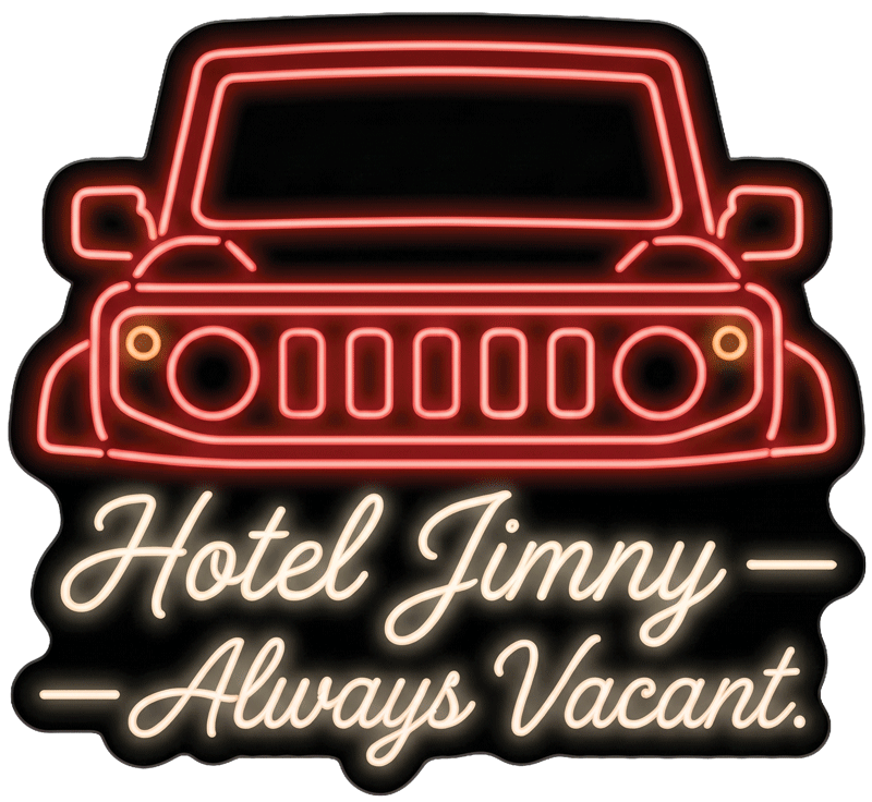 Hotel Jimny UV Sticker