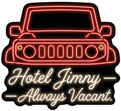 Hotel Jimny UV Sticker