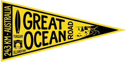Track Pennant Series UV Stickers