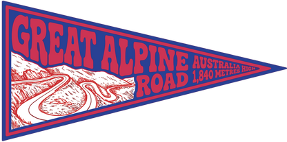 Track Pennant Series UV Stickers