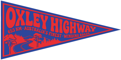Track Pennant Series UV Stickers