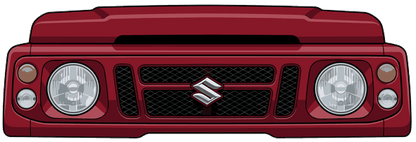 Jimny Grille Series UV Sticker