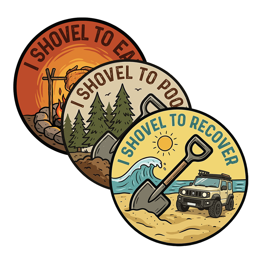 I Shovel Series UV Sticker