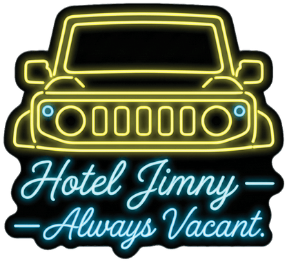 Hotel Jimny UV Sticker