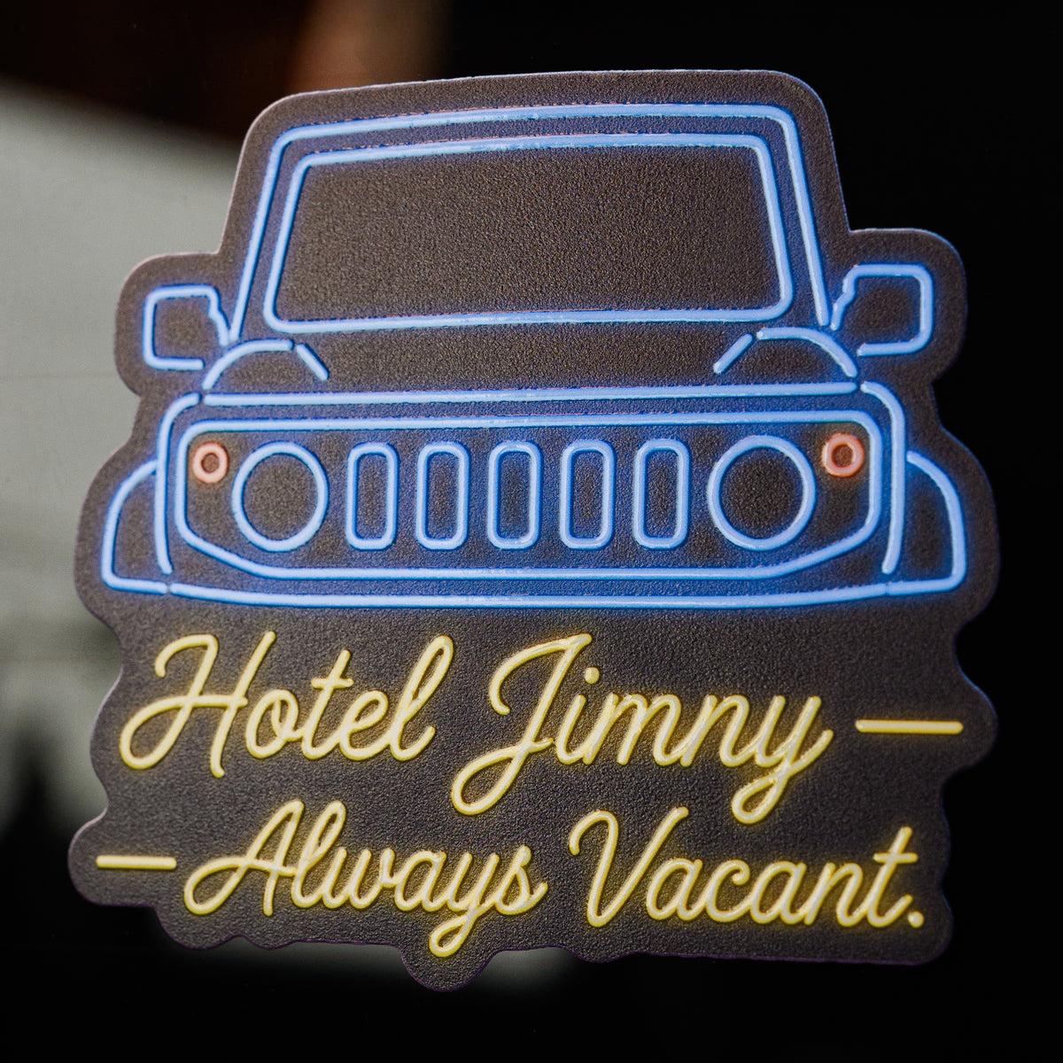 Hotel Jimny UV Sticker