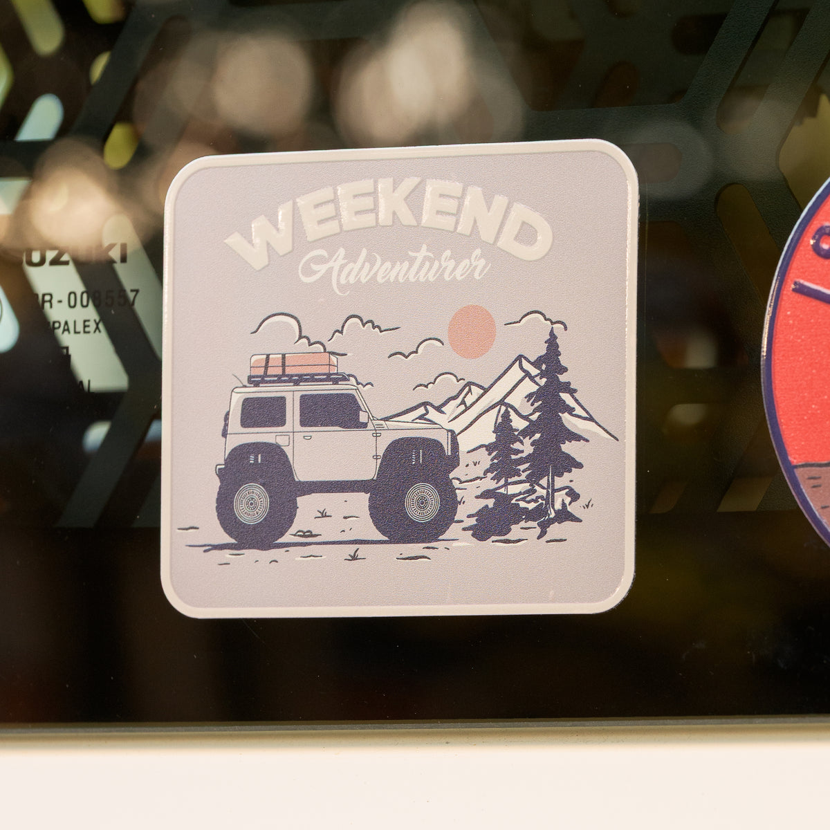 JB74 Weekend Adventurer UV Sticker